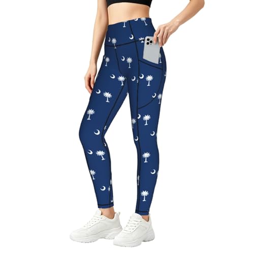 Legging Caroline du Sud femme avec poches pour le sport