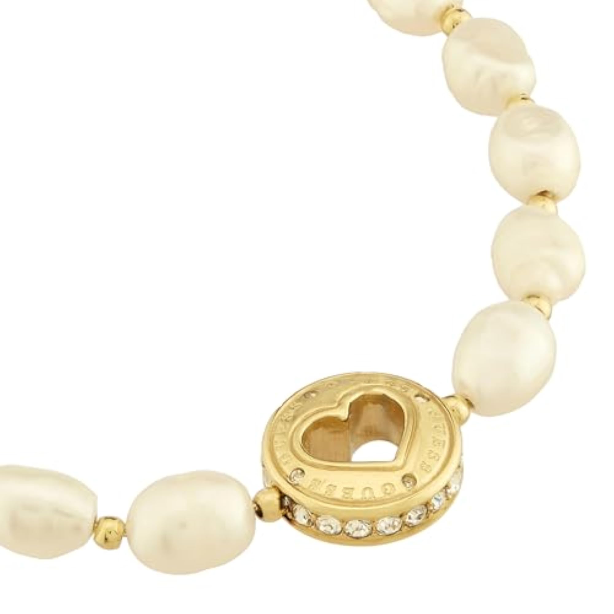 Women's Rolling Hearts Gold-Plated Stainless Steel Bracelet