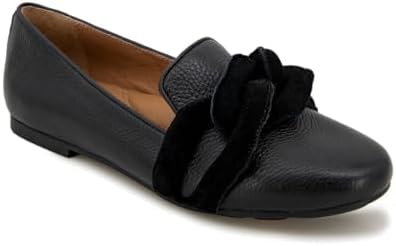 Gentle Souls by Kenneth Cole Women's Women's Eugene Chain Loafer Flat, Black, 8.5 | Image 1