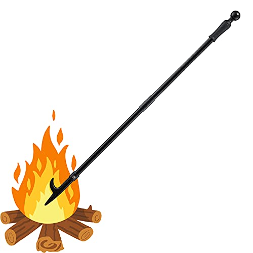 Fire Pit Stick Poker, 46' Stainless Steel Adjustable...