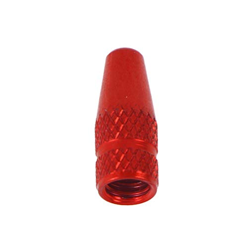 6 Pcs Tapones de Válvula para Bicicleta Rojos miniatura 2