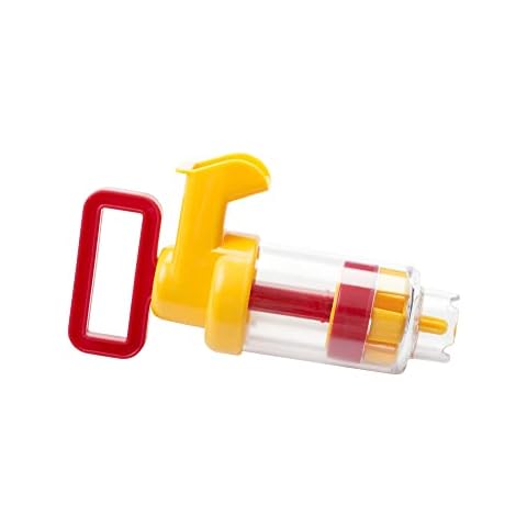 AquaPlay 8700001134 Water Pump Small Expansion Set Suitable for Locks 15 cm Large Waterway Accessories for Children from 3 Years, Yellow Cover