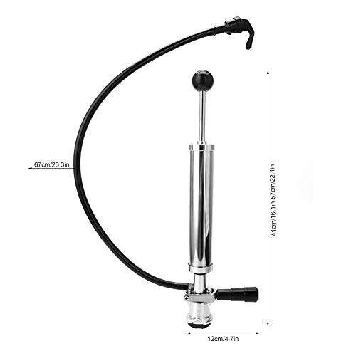Pompe à fût - 20,3 cm - Portable - Pompe à bière - Système D - Pompe à robinet - Image 4