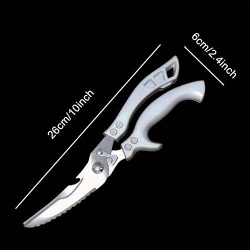 Professional Poultry Shears - Kitchen Shears for Spatchcocking Chicken and Meat Cutting, Multi-Purpose Kitchen Scissors for Food - 1