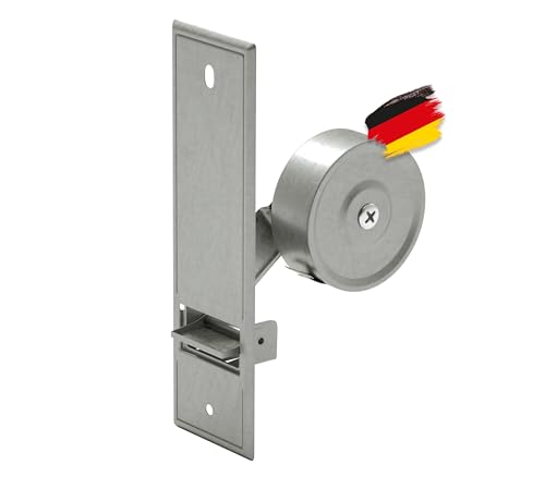 BAUHELD® Enrollador de persiana para persiana empotrada [fabricado en Alemania] – Maxi enrollador de correa de entrada de acero – para correa de persiana de 23 mm [sin correa] – enrollador de