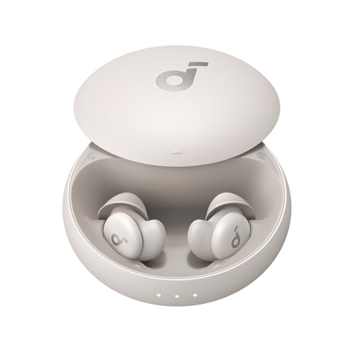 Soundcore by Anker Sleep A20 Bluetooth Kulak İçi Uyku Kulaklıkları, Krem, Huzurlu Bir Gece Uykusu, A6611