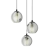 hängeleuchte 3 flammig retro Geeignet für jedes Leuchtmittel mit E27 Sockel, maximal 40 Watt pro Fassung; Dimmbar je nach verwendetem Leuchtmittel