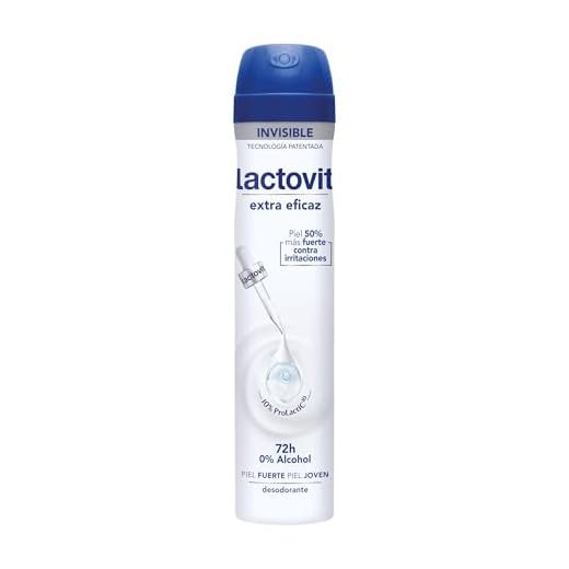 Lactovit - Desodorante Extra Eficaz con Microcápsulas Protect, 0% Alcohol, Anti-irritaciones y Eficacia 48H, El ambalaje puede variar, 1 pieza
