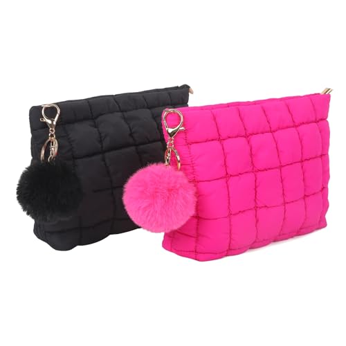 Trousse de toilette Puffer antichoc contre la casse du maquillage en voyage