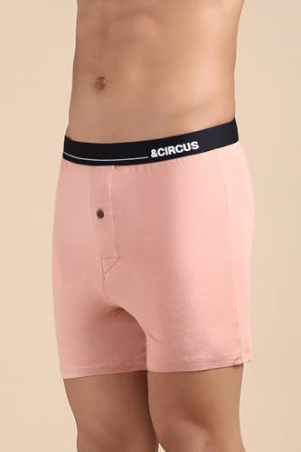 Image of &Circus Men's Puresoft Beechwood Modal Boxers | Ultra Soft Elastane Stretch Mens Breathable Boxer Innerwear Men