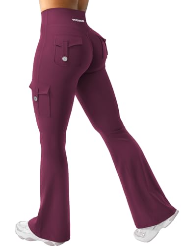 Image of YEOREO CoreFlex Women Workout Flare Leggings