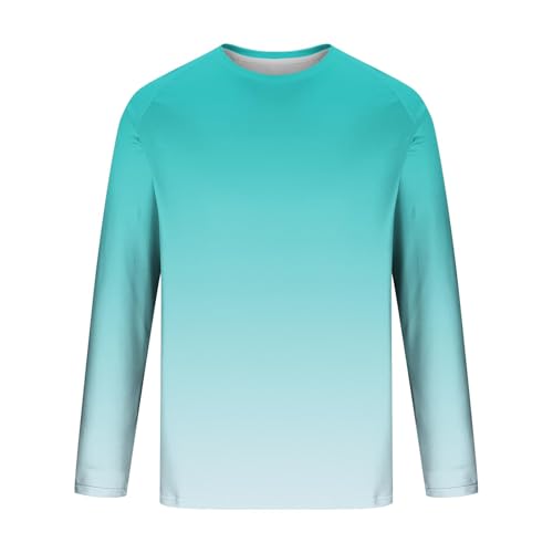 Mens Rash Guard UPF Swim Shirts UV Sun Protection T-Shirt Quick Dry Long Sleeve Beach Shirts for Fishing3