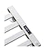 Smart Bathroom Electric Heated Towel Rack Black Electric Towel Rail Thermal Towel Radiator Cloth Screen Dryers Bath Heated Towel(Black Upgrade 58)