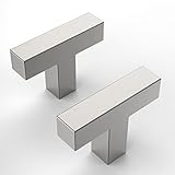 Astrée Pack de 5 Pomos para armario Plata Pomos de Muebles Pomo de Armario Tiradores Cocina Gabinetes Pomos in Acero inoxidable Pomos para Cajón