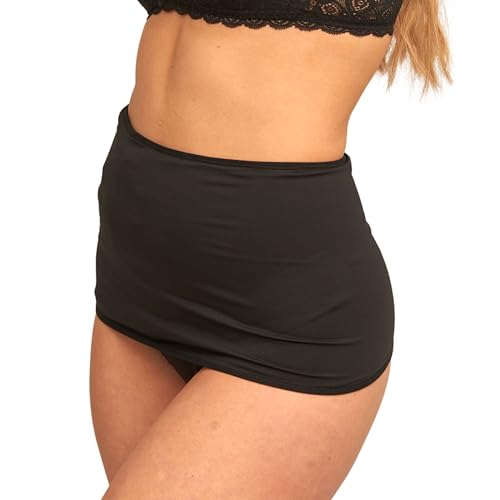 SIIL Ostomy Wrap for Women Black, Abdominal Colostomy Bags Covers for Women, Ostomy Bag Covers for women for Ileostomy & Colostomy Premium Ostomy supplies for your Stoma bag - Made In Europe