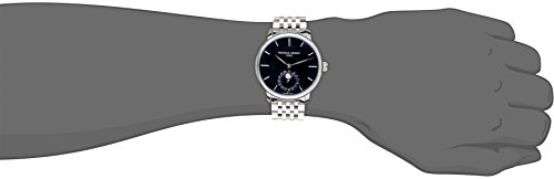 Frederique Constant Men's FC705N4S6B Slim Line Analog Display Swiss Automatic Silver Watch2