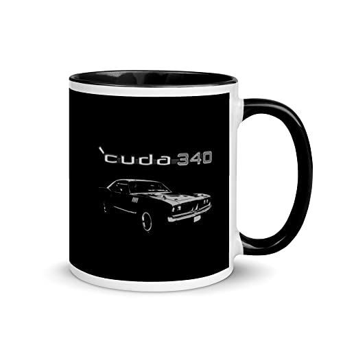 Taza de Cerámica 1971 Cuda 340 Barracuda Muscle Car 11oz miniatura 1