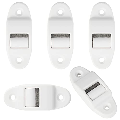 5 Pièces Mini Guide De Ceinture Volet Roulant de Guidage de Courroie Rouleau de Guidage de Sangle avec Rouleau et Brosse de Volet Roulant Jusqu'à 14 mm de Largeur Accessoires Pour Volet Roulant