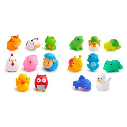 Image of Munchkin® Baby Bath Toy Squirts, Farm™ and Lake™ Animals, 16 Pack