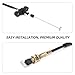 Atesilor 18201-7B415 Throttle Cable Compatible with Nissan Frontier 1999-2002, Xterra 2000-2002 6 Cyl 3.3L VG33E Engine