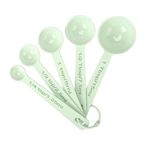 Goiern 5-Piece Stainless Steel Measuring Spoon Set Cover