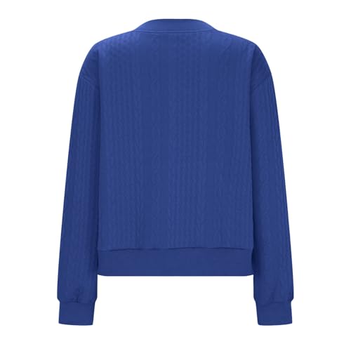 Women's Zip Up Cable Knit Sweater Long Sleeve Open Front Cardigan Warm Cardigan with Pockets Outwear Coats3