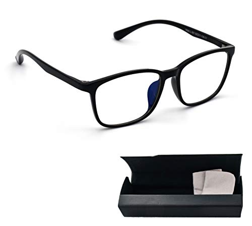 Lumondo PC-bril 3S - vederlichte computerbril met blauw lichtfilter | tegen vermoeidheid van de ogen | UV-bril met natuurlijk kleurenspectrum | extreem buigzaam