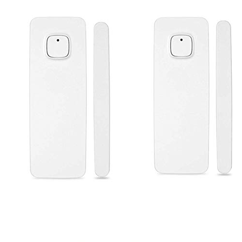 El detector de sensor de imán de puerta de ventana inteligente funciona con Alexa Google Home para el sistema de alarma de seguridad antirrobo(con batería)(paquete de 3)