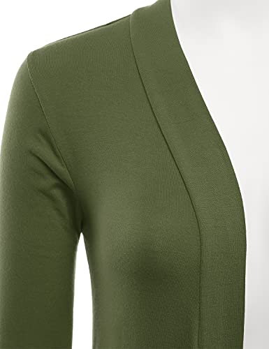 Image of LALABEE Women's Draped Open-Front Long Sleeve Light Weight Cardigan (S~3XL)