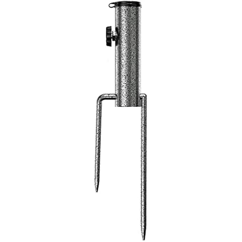 Mikytoper Parasol Stand,Lawn Thorn Parasol Holder with Ground Spike for Beach Umbrella/Parasol/Garden Umbrella/Fishing Umbrella (one piece) Cover