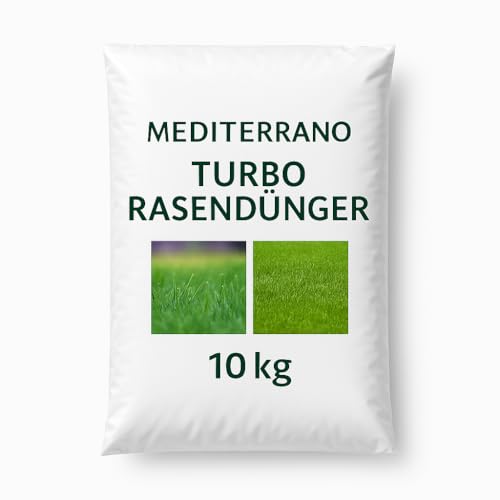 Fertilizante para césped Turbo Mediterrano – Fertilizar 500 m² con 10 kg