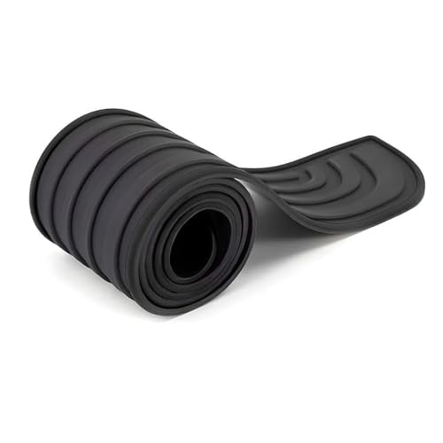 PYJYF Rear Bumper Protector for Audi S6 (C7) 2012-2014, Anti-Scratch Non-Slip Abrasion Trunk Door Sill Guard Protection Strip Car Accessories,9 * 104