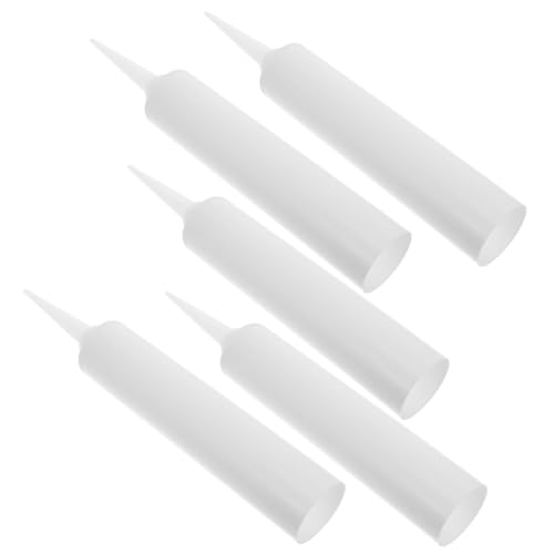 5 tubos recargables grandes para masilla con sello de aluminio miniatura 1