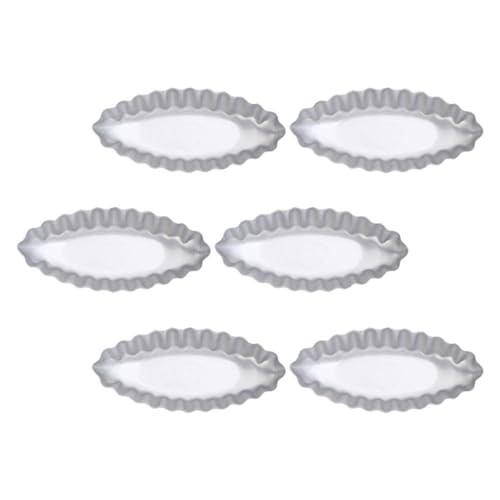 BESTYASH 6Pcs Egg Tart Baking Mold Non Stick DIY Cake Molds for Baking Pies Tartlets and Desserts Kitchen Accessory for Home Bakers