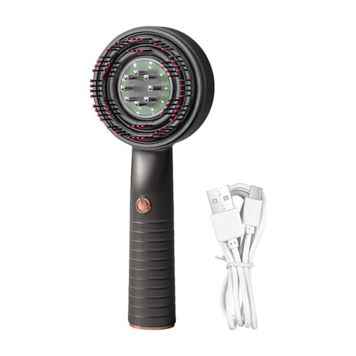 Massageur de cuir chevelu électrique et peigne vibrant étanche pour femme