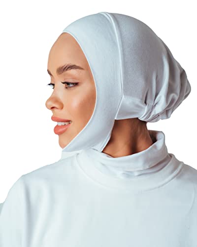 Under Scarf Hijab Cap Under Caps Chin Closure for Turban Head Wraps Scarf Solid Color Hijab Tubе