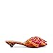 Betsey Johnson Women's Aylah Heeled Sandal, Orange Multi, 8