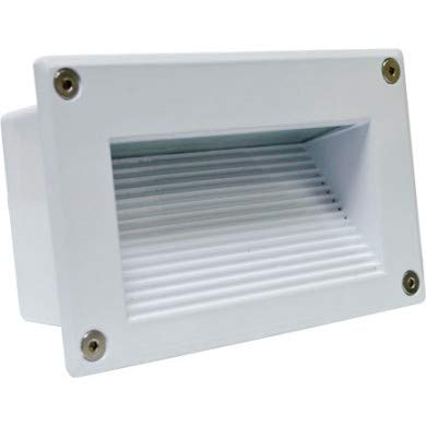 Dabmar Lighting LV655-W Step Light Cover, 20W 12V Jc, White Finish