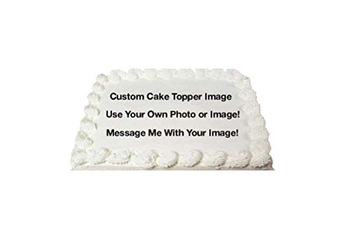 Create your Own Customized Edible Icing Image Cake topper 10" x 16" (1/2 sheet) rectangular