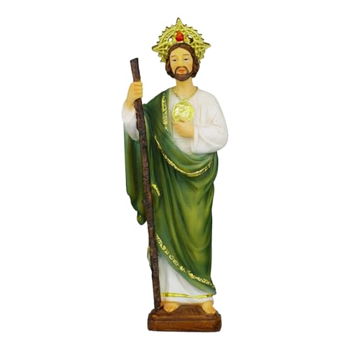 Estatua San Judas Tadeo 10 pulgadas Resina Religiosa miniatura 1