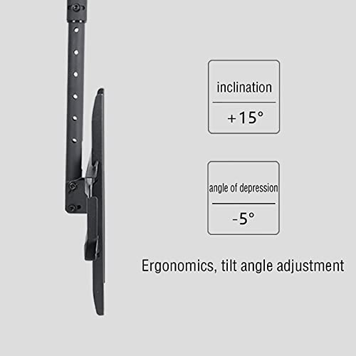 Support TV plafond universel orientable pour écran fixe