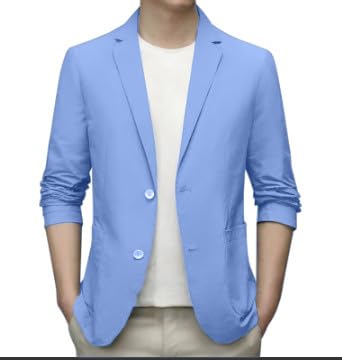 Mens Sport Coats and Blazers Slim Casual Blazer Button Lightweight Jackets Business Daily Suit Going Out Blazer2