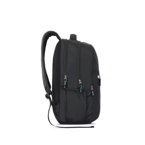 Image of American Tourister Valex Neo Style 01 Laptop Backpack | Spacious Bag for Men & Women | 17 inch Laptop Compartment | 3.5 Compartments | Stylish Everyday Backpack | Jet Black | 1 Year Global Warranty