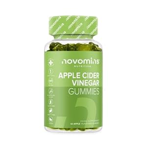 Gummy beren gemaakt van rauwe appelciderazijn – met ongefilterde natuurlijke azijn – fruitgom alternatief voor appelciderazijncapsules, pillen, tabletten – voedingssupplement voor mannen en vrouwen