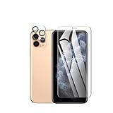 Nutmeg【2+2枚セット】iphone 11 pro max 用の ガラスフィルム+iphone 11 pro max 用の レンズフィルム 指紋認証対応 アイフォン11 Pro max 用の フィルム 液晶保護フィルム 強化ガラス【日本製旭硝子採用】高透過率 耐衝撃 気泡防止 硬度9H 超高質感 スクラッチ防止 ラウンドエッジ加工
