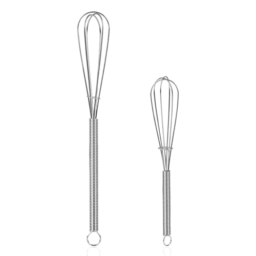 NileHome Mini Whisks Stainless Steel Whisk Set 5" 7" Kitchen