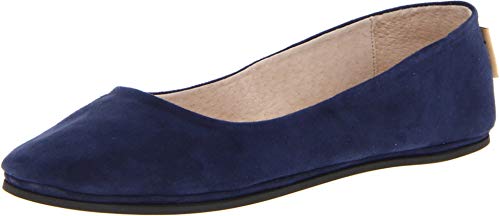 French Sole FS/NY Women's Sloop Flat,Navy Suede,8 M US
