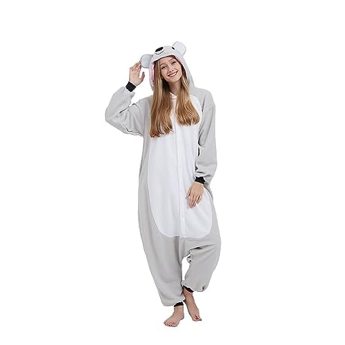 SimZoo Pijama Mono De Animal para Adultos, Ropa De Dormir para Disfraz De Koala para Hombres Y Mujeres, Ropa para El Hogar Unisex De Una Pieza