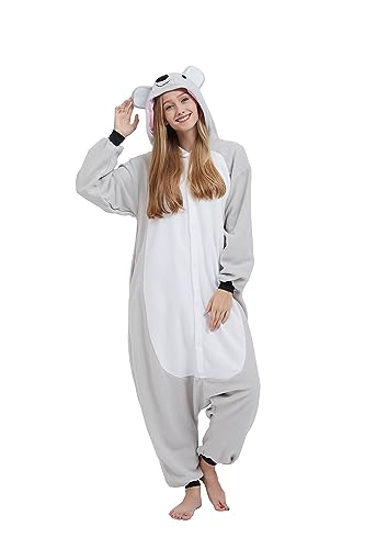 SimZoo Pijama Mono De Animal para Adultos, Ropa De Dormir para Disfraz De Koala para Hombres Y Mujeres, Ropa para El Hogar Unisex De Una Pieza