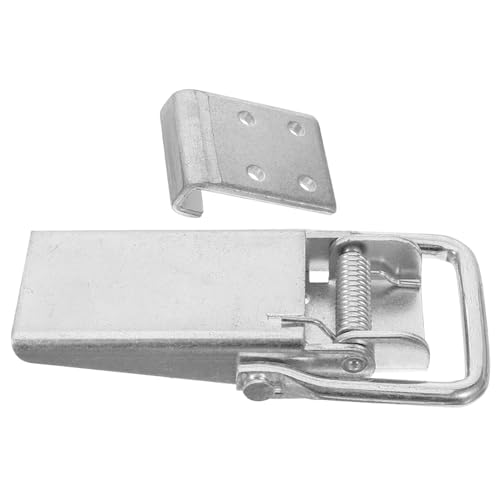 Gatuida Chiusura Trailer Heavy Duty in Metallo con Chiavistello per Gancio Ricevitore Serratura per Portelloni Furgoni e Rimorchi Resistente e Sicura